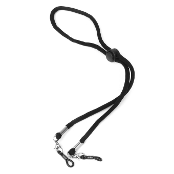 Adjustable Sports Eyeglass Reading Neck Strap Black