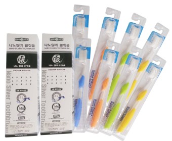 Full House แปรงสีฟัน Nano 8 ด้าม ( Silver)