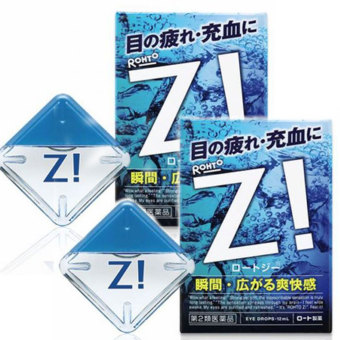 Rohto-Z-Eye-Drops-Ultra-refreshing-Feeling-Medicated-12ml-from-Japan จำนวน 2 กล่อง