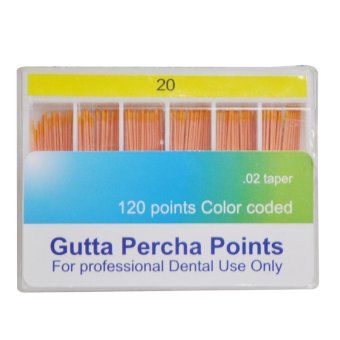 Yellow #20 Brand New Dental Endodontics Gutta Percha Points