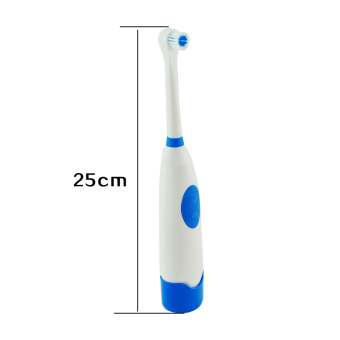 PINK New Electric Automatic Toothbrush Teeth care With 3 Replacement Brush Head kit