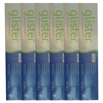 Amway GLISTER Multi-Action Fluoride Toothpaste ยาสีฟันกลิสเทอร์ มัลติ-แอ็คชั่น ฟลูออไรด์ (65g) (6 กล่อง)