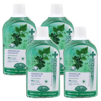 Dentiste' Plus White น้ำยาบ้วนปาก เดนทิสเต้ 700 ml. (4 ขวด)