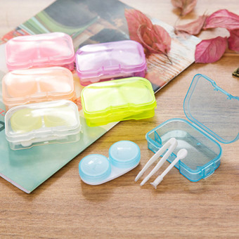 4ever 5pcs Plastic Contact Lens Box Container Contact Lenses Storage Case - Intl