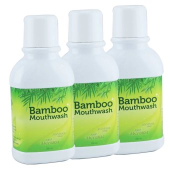 Bamboo Mouth Wash น้ำยาบ้วนปาก แบมบูเม้าท์วอช แพ็ค 3 ขวด