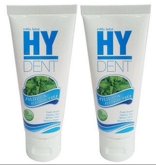 Hy Dent ยาสีฟัน ระงับกลิ่นปาก ไฮเดนท์ 2 หลอด