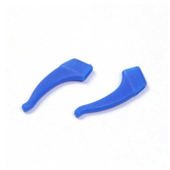 Buytra Glasses Ear Hooks Silicone Grip Anti Slip Blue