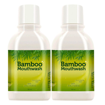 Hybeauty Bamboo Mouthwashน้ำยาบ้วนปาก แบมบู300 ml. (2ขวด)