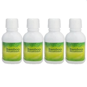 Hylife Bamboo mouthwash น้ำยาบ้วนปาก ขจัดคราบหินปูน ชา กาแฟ (300 ml.) 4 ขวด