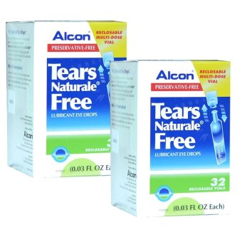 ALCON Tears Naturale Freeน้ำตาเทียม ไม่มีสารกันบูด0.03 FL.OZ (0.8 ml) 2กล่อง