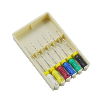 1 Pack Stainless Steel Flexible Hand Use Dental Root Canal K-Files #015-040 25mm