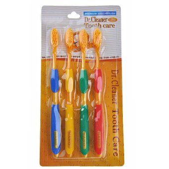 Nano Premium Soft Nylon Toothbrush - 4 pcs/set