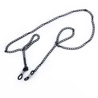 Metal Chain Holder for Eyeglass - Black