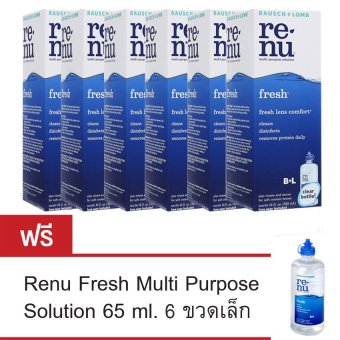 Renu fresh multi-purpose solution 355ml. แถมฟรีRenu fresh multi-purpose solution 60ml. (6กล่อง)