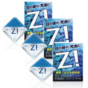 Rohto-Z-Eye-Drops-Ultra-refreshing-Feeling-Medicated-12ml-from-Japan จำนวน 3 กล่อง