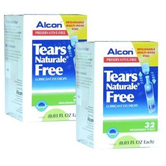 ALCON Tears Naturale Freeน้ำตาเทียม ไม่มีสารกันบูด0.03 FL.OZ (0.8 ml) 2กล่อง