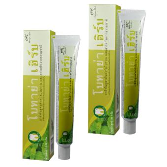 Botaya Herb ยาสีฟันสูตรต้นตำรับโบราณ ผสมสารสกัดจากธรรมชาติ เพื่อสุขภาพเหงือกที่แข็งแรง และยิ้มมั่นใจได้ทั้งวัน ขนาด 50 กรัม (2 หลอด)(...)
