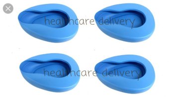 Banya Pharma หม้อนอนพลาสติก รองให้ผู้ป่วยขับถ่าย bed pan 4 ใบ