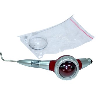 RED Dental Hygiene Luxury Color Jet Air Polisher System Tooth Polishing Handpiece 4 Holes