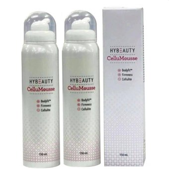 Hybeauty Cellumousse ไฮบิวตี้ เซลลูมูส มูสลดสัดส่วน ขจัดเซลลูไลท์ สูตรเย็น ขนาด 150 ml. (2 กล่อง)