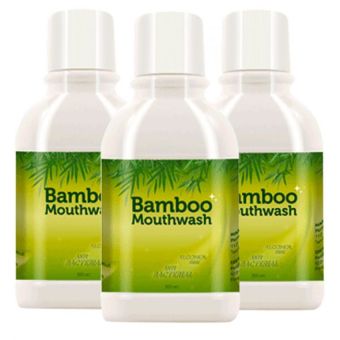 Bamboo Mouthwash น้ำยาบ้วนปากบูเม้าท์วอช 300 ml. (3 ขวด)