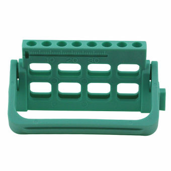 Autoclavable Plastic Dental Dispenser File Stand Holder Ruler Green - intl
