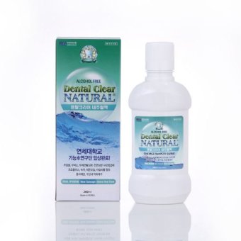 DENTAL CLEAR น้ำยาบ้วนปาก ผสมฟลูออไรด์ สูตรชาเขียว Dental Clear 260 ml