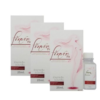 Finver Fit ฟินเวอร์ ฟิต หยดปุ๊ป ฟิตปั๊บ ช่วยกระชับ ระงับกลิ่น ช่องคลอด ลดตกขาว ชุด 3 กล่อง