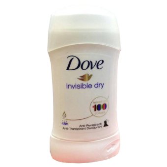 Dove Anti-Perspirant Deodorant Invisible Solid Original Clean โดฟ โรลออนแบบแท่ง ระงับเหงื่อและกลิ่นกาย ทารักแร้ ทาเต่า #invisible Dry ( 1 แท่ง)