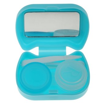 BolehDeals Pocket Contact Lens Case Travel Storage Kit Holder Container Box Blue