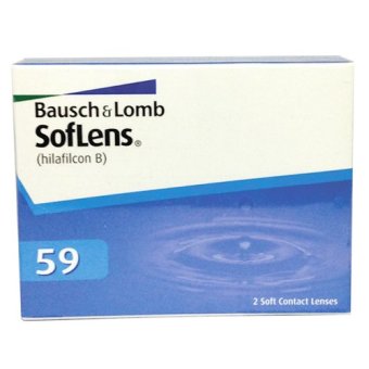 Bausch & Lomb SofLens Daily 59 คอนแทคเลนส์ใส ชนิดนิ่ม แบบรายเดือน 2Soft (1คู่)