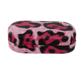 Fashion Leopard Pattern Contact Lens Storage Box Case Holder - Red - intl