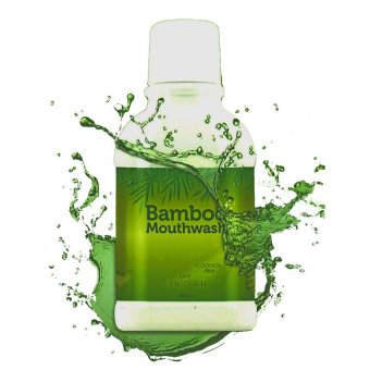 Hylife Bamboo mouthwashน้ำยาบ้วนปาก ขจัดคราบหินปูน ชา กาแฟ(300 ml.) 1ขวด