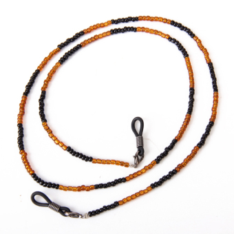Beads Fashion Glasses Chain - Black/Champagne