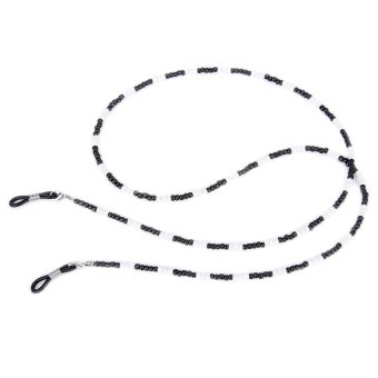 Bead Chain Strap Holder 68cm (Black/White)