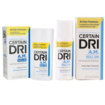 Certain Dri A.M. Solid 74 g+Certain Dri A.M. Roll-On 74 ml