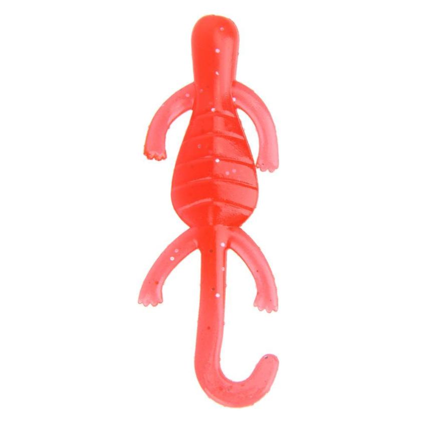 20pc 50mm 1g Gecko Soft Bait Fishing Bait Tackle Soft Lures - intl .
