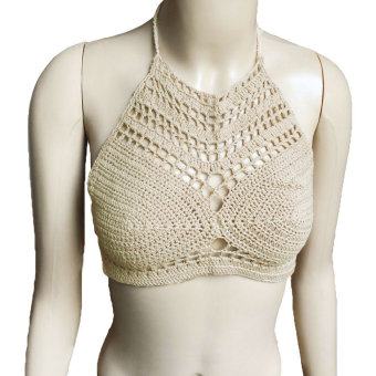 หญิงสาวเซ็กซี่ Boho ถักเสื้อไหมพรมเสื้อยกทรงพืชชายหาดบิกินี่เสื้อยกทรง Bralette กลวง หญิงสาวเซ็กซี่ Boho ถักเสื้อไหมพรมเสื้อยกทรงพืชชายหาดบิกินี่เสื้อยกทรง Bralette กลวง