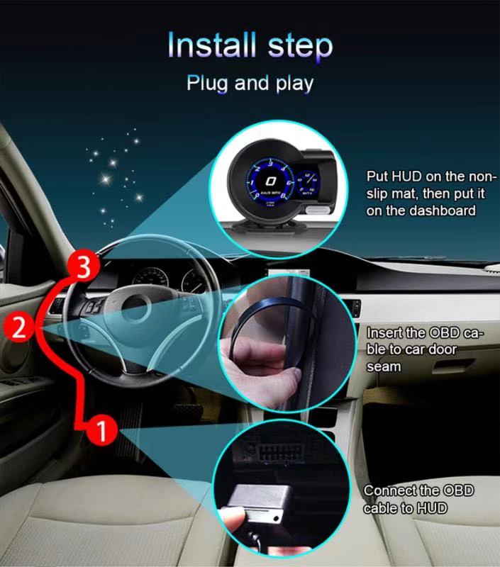 OBD2 สมาร์ทเกจ Smart gauge Display Meter รุ่น F8 รับประกัน 1 ปี 11 6299064b7a850da32ee055b37af8a5b0