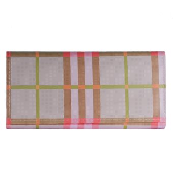 Nuchon Bag Women Wallet กระเป๋าสตางค์ กระเป๋าสตางค์ใส่มือถือ Iphone6Plus สีครีม Size L รุ่น 1พับBurberry-Pink Nuchon Bag Women Wallet กระเป๋าสตางค์ กระเป๋าสตางค์ใส่มือถือ Iphone6Plus สีครีม Size L รุ่น 1พับBurberry-Pink