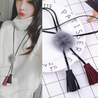 สร้อยคอสไตล์เกาหลี Necklace Style Korea (TATA0-07 สีเทา) สร้อยคอสไตล์เกาหลี Necklace Style Korea (TATA0-07 สีเทา)