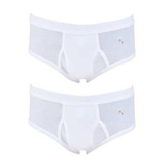 OASIS กางเกงชั้นในชาย รุ่น Pure Cotton Brief MUWR004-WH/WH สีขาว OASIS กางเกงชั้นในชาย รุ่น Pure Cotton Brief MUWR004-WH/WH สีขาว