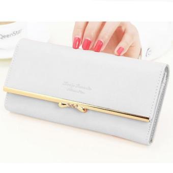 Nuchon Bag กระเป๋าสตางค์ ใส่มือถือ Lovely Romantic Smart Wallet Iphone 6S Size M (White/Pearl) Nuchon Bag กระเป๋าสตางค์ ใส่มือถือ Lovely Romantic Smart Wallet Iphone 6S Size M (White/Pearl)