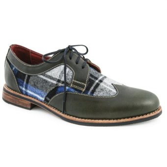 Tramper shoes S10 เขียว-ลายสก๊อต ) Tramper shoes S10 เขียว-ลายสก๊อต )
