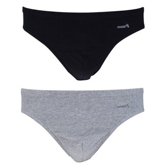 OASIS กางเกงชั้นในชาย รุ่น Soft & Stretch Basic Brief - J001-BL/GM สีดำ/สีเทา OASIS กางเกงชั้นในชาย รุ่น Soft & Stretch Basic Brief - J001-BL/GM สีดำ/สีเทา