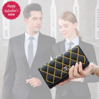 Nuchon Bag กระเป๋าสตางค์ ใส่มือถือ CoCo&CC Smart Wallet Iphone 6S Size M (Black/Yellow) Nuchon Bag กระเป๋าสตางค์ ใส่มือถือ CoCo&CC Smart Wallet Iphone 6S Size M (Black/Yellow)