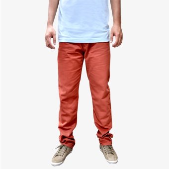 OASIS กางเกงขายาวผู้ชาย รุ่น Chino MCHL8612-OR สีส้มอิฐ OASIS กางเกงขายาวผู้ชาย รุ่น Chino MCHL8612-OR สีส้มอิฐ