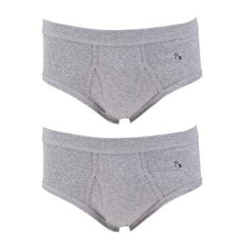 OASIS กางเกงชั้นในชาย รุ่น Pure Cotton Brief MUWR004-GM/GM สีเทา OASIS กางเกงชั้นในชาย รุ่น Pure Cotton Brief MUWR004-GM/GM สีเทา