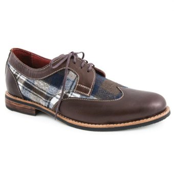 Tramper shoes S10 น้ำตาลสก็อต ) Tramper shoes S10 น้ำตาลสก็อต )