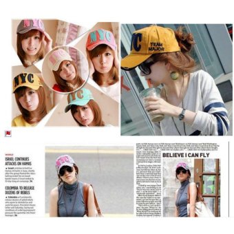 หมวกแก๊ปผู้หญิง-ชายสไคล์เกาหลี NYC รุ่น M91 สีเทา หมวกแก๊ปผู้หญิง-ชายสไคล์เกาหลี NYC รุ่น M91 สีเทา